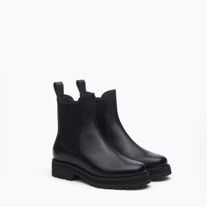 Rag & Bone Corey Leather Chelsea Boots NWT NEW black 38.5